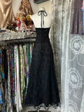 ADVBRIDGE  -  Gothic Y2k Slim Slash Neck Sleeveless Dress Women France Vintage V-neck Black Summer Dresses High Street Chic Skinny Clothing