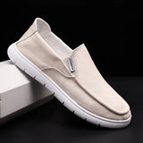 ADVBRIDGE  -  Spring Summer Cloth Shoes Men Flat Footwear Slip-on Brand Street Style Cool Young Mens Casual Shoes Black Blue D325