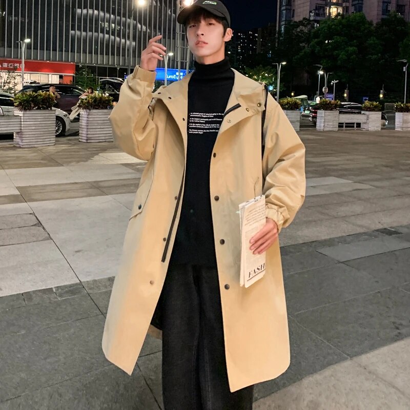 Advbridge Men Hooded Jacket Spring Autumn Men's Casual Streetwear Slim Windbreaker High Quality Jacket Man Clothing 3XL
