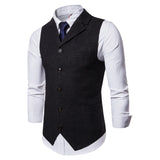 ADVBRIDGE Autumn/Winter New Fashion Men's Single Breasted Vest, European Size Men's Casual Suit Vest