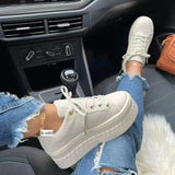 Advbridge Ladies Lace-up Casual Women's Sneakers Autumn Winter Zapatillas Mujer Trainers Leisure of Female Shoes Platform Women Shoes