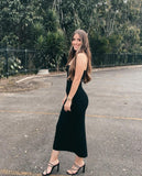 Advbridge Fashion Ruched Maxi Dress Women Sleeveless Summer Gown Sexy Backless Dresses Female Long Even Party Bride Dresses Clothes