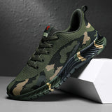 Advbridge Men's camouflage sneakers casual shoes lovers fashion breathable women outdoor sports light walking vulcanized flying shoes