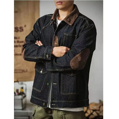 Advbridge New Fashion Loose Coat Streetwear Cowboy Men's Jeans Casual Denim Button Coats New Men Bomber Jackets Male Vintage M113