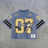 Advbridge Summer New Men Sports Short-sleeved T-shirt Breathable Quick-drying Clothes Hip-hop Retro Holiday Party Jerseys Rugby Clothes