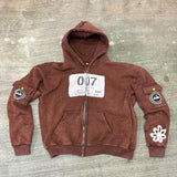 Advbridge Y2K Gothic Embroidery Hoodie American Fashion Oversized Sweatshirt Mens Womens New Harajuku Hip Hop Long Sleeve Pullover Hoodie