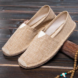 ADVBRIDGE  -  Retro Men's Espadrilles Rubber Outsole Skateboarding Shoes for Man Summer New Men Sports Shoe Non-slip Running Big Size 45 46 47