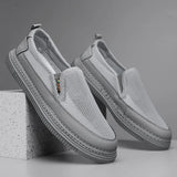 ADVBRIDGE  -  Shoes for Men New Lightweight Soft Sole Breathable Slip-On Driving Shoes Walking Men Casual Shoes Male