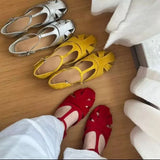 ADVBRIDGE  -  Women's Closed Toe Sandals Shoes Suit Female Beige Buckle Breathable Summer Heels Black New Low Girls Comfort Gladiator
