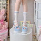 Advbridge Summer Lolita Sweet Sandals Women Japanese Style Bow Kawaii Chic Mary Janes Shoes Round Toe Shoes Wholesale Drop shipping