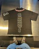 Advbridge Street T-shirt Harajuku Butterfly Print short sleeve men and women hip hop fashion round neck cotton short sleeve Y2K  goth