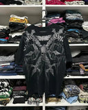 Advbridge New American Hip-hop Handsome Short-sleeved T-shirt Men Summer Hip-hop Street Trend Loose Plus Size Shirt Half Sleeve T-shirt