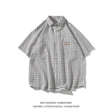 ADVBRIDGE  -  Small Fresh Hong Kong Style Sub-shirt Short-sleeved Shirt Men