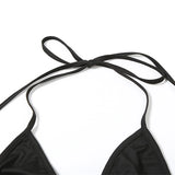 ADVBRIDGE  -  Sexy 2 Piece Set y2k Women Outfits See Through Sequins Long Sleeves Bubble Dress with Bra Cocktail Club Streetwear