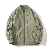 Advbridge Streetwear Hip Hop Men Fashion Loose Jackets Mens Outerwear Harajuku Jackets Male Oversized Bomber Jacket Woman Causal Coat