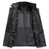 Advbridge Men's Fashion Warm Autumn&Winter Jackets Trench Herrenmantel Coat for Men Double Collar Coat Jackets Mens Windproof Coats