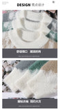 Advbridge American Men Knitted Pullover Classic Autumn Fashionable Slim Fit Harajuku Retro Multi-color Men's Trendy Color Blocked Sweater