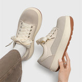 ADVBRIDGE  -  New Canvas Stitching Men's Shoes Niche Thick-Soled Casual Sneakers Men2025 Summer Breathable Season Comfortable Sneaker Breathab