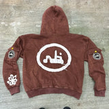 Advbridge Y2K Zip Up Hoodie Harajuku Hip Hop New Fashion Patch Embroidery Oversized Hoodie Men Women Loose Casual Hoodie Jacket Streetwear