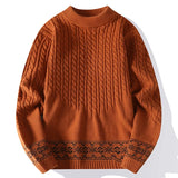 Advbridge Korean Harajuku Comfortable Knit Sweater Men Long Sleeve Half Turtleneck Pullovers High End Fall Winter Mens Sweaters