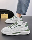 ADVBRIDGE  -  Designer Fashion White Men Casual Sneakers Lightweight Breathable Running Shoes Platform Outdoor Comfortable Tennis Shoes