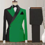 Advbridge One Button Men's Suits New Design Costume Homme Peak Lapel 2 Piece Jacket Pants Full Sets Luxury Costume Homme Custom Blazer