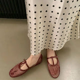 ADVBRIDGE  -  Summer New Women Flat Shoes Fashion Mesh Round Toe Ladies Casual Loafer Shoes Soft Flat Heel Dress Boat Shoes New Woman