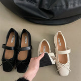 ADVBRIDGE  -  Spring New Brand Women Flat Shoes Fashion Round Toe Ladies Mary Jane Shoes Soft Flat Heel Outdoor Dress Boat Shoe New Woman