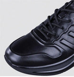 Advbridge Genuine Leather Shoes Men Ultra Light Cowhide Shoe Cushion Soles Training Sneaker Athletic Running Waterproof Travel Exercise