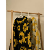 Advbridge 2024 Sweater Winter Sunflower Warm Sweaters  Fashion Male O-Neck Pullovers Sweater Men Loose Casual Sweater Thick Knitted Unisex