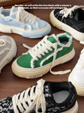 ADVBRIDGE  -  Spring New Men's Fashion All Small Design Green Canvas Shoes boy flats Shoes Low Top Board Shoes Student Shoes