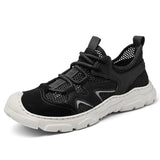 ADVBRIDGE  -  summer lightweight high-quality new men's shoes outdoor slip-on mesh breathable casual Shoes38-44 Breathable Comfortable
