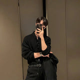 Advbridge Autumn Men's Luxury Knit Slim Cardigan Sweater Long Sleeve Casual Streetwear Button-down Korean Leisure Popular Knitwear M-3XL