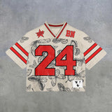 Advbridge Summer New Men Sports Short-sleeved T-shirt Breathable Quick-drying Clothes Hip-hop Retro Holiday Party Jerseys Rugby Clothes