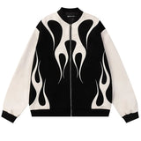 Advbridge American States New Fashion High Street Stitching Contrast Pilot Jacket Y2K Harajuku Retro Couple Casual Joker Top Men And Women