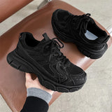 ADVBRIDGE  -  Summer New Men's Casual Sports Shoes Mesh Breathable Thick Soled Versatile Shoes Fashion Trend Comfortable Chunky sneakers