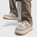 ADVBRIDGE  -  New Canvas Stitching Men's Shoes Niche Thick-Soled Casual Sneakers Men2025 Summer Breathable Season Comfortable Sneaker Breathab