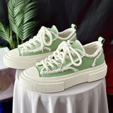 ADVBRIDGE  -  New Design Men Women Casual Skate Shoes Unisex Trendy Canvas Sneakers Breathable Soft Students Sports Shoes Lace Up 35-44