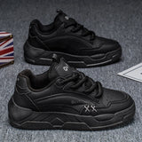 ADVBRIDGE  -  Men's Trendy Skate Shoes Spring Comfy Anti Slip Casual Lace Up Sneakers For Men's Retro Outdoor Activities Board Shoes Sports