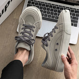 ADVBRIDGE  -  Men Casual Shoes Tenis Brand Sneakers Comfortable Mens Walking Shoes Trainers Lace up Platform Running Shoes Hip Hop Footwear