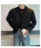 Advbridge Internet Celebrity Light Luxury Suit Jacket Men's Trendy Short Design Sense Casual Suit Jacket Top men clothing blazer men