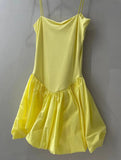 ADVBRIDGE  -  Spring Slim Temperament Dress Sexy Perspective Sling Hip Women's Short Skirt
