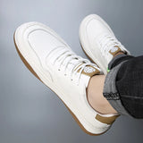Advbridge Men's Shoes Genuine Leather New Style Men Running Shoes Ourdoor Hot Sale Jogging Trekking Men Sneakers Stylish Skate Shoes Men