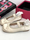 Advbridge Japanese Kawaii Ballet Shoes Women Lolita Style Bow Sweet Sandals Female Pure Color Buckle Casual Mary Janes Shoes Summer