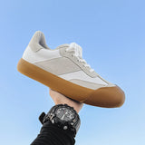 ADVBRIDGE  -  Men Dexun Shoes 2025 New Low Top Patchwork Casual Board Shoes Lace Up Retro Flat Sports Women Canvas Sneakers Couple