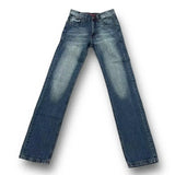 Advbridge Y2K Fashion New Hiphop Skull Graphic Embroidery Blue Retro Jeans Streetwear Men And Women Popular Harajuku Gothic Wide-leg Pants