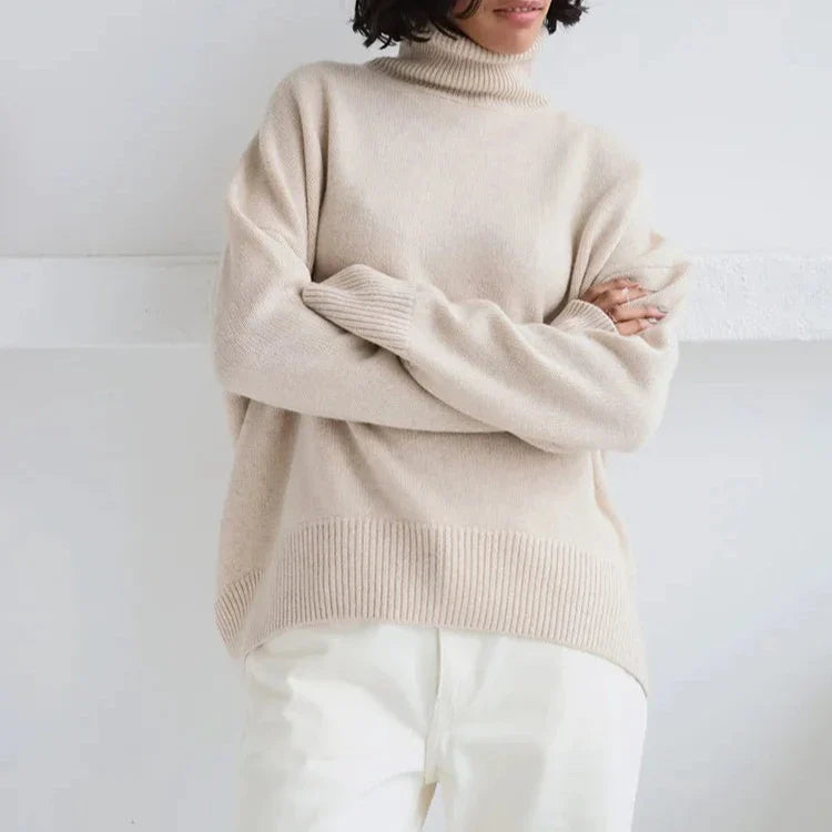 Advbridge aspen outfit winter Kyra Turtleneck Oversize Sweater