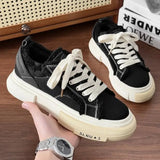 ADVBRIDGE  -  Spring New Men's Fashion All Small Design Green Canvas Shoes boy flats Shoes Low Top Board Shoes Student Shoes