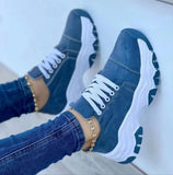 ADVBRIDGE  -  Sneakers Women Shoes 2025 New Pattern Canvas Shoe Casual Women Sport Shoes Flat Lace-Up Adult Zapatillas Mujer