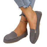 ADVBRIDGE  -  Spring Autumn Loafers Wear-resisting Sneakers Women Casual Single Shoes Fashion Non-slip Soft Flat Loafer Shoes Zapatos De Mujer